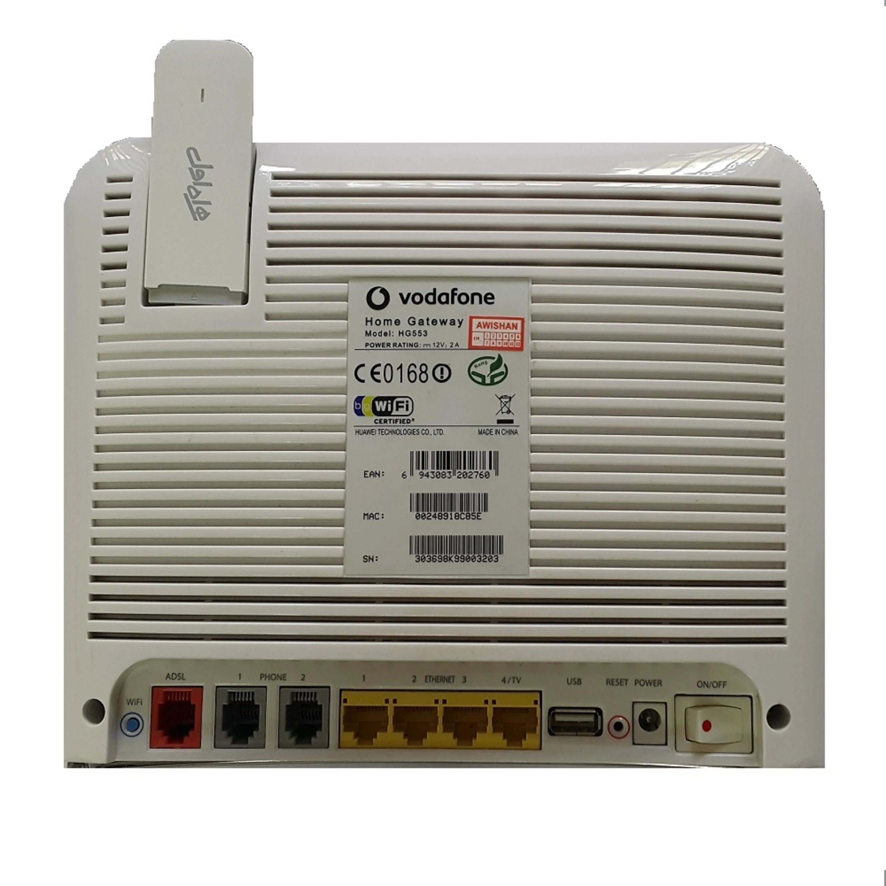 مودم 4G  Huawei E3372+Voda G553